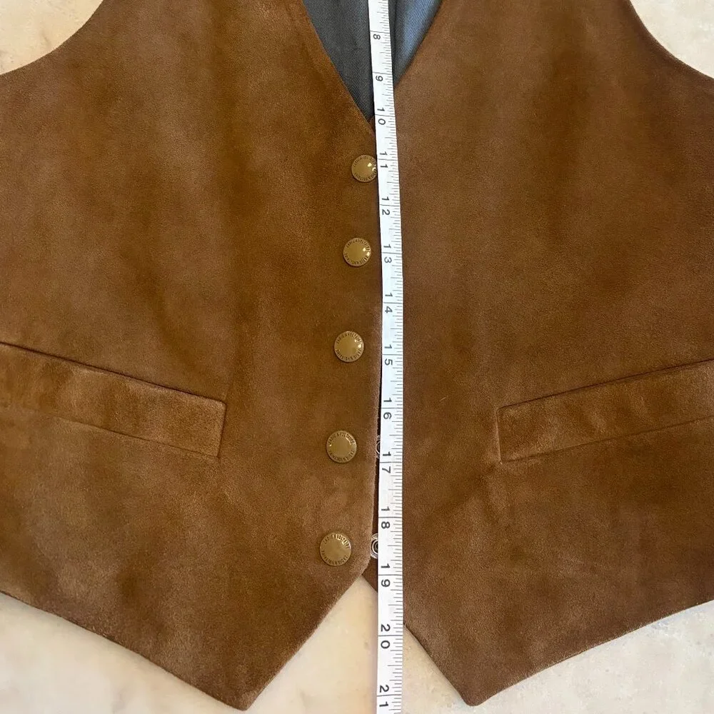 Zadig & Voltaire Tan Suede Vest Size S - Picture 5 of 10